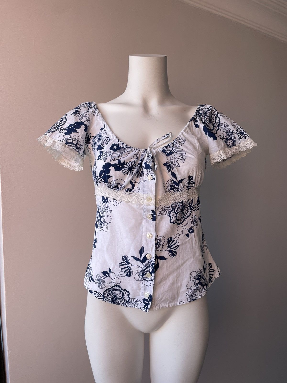 Vintage Y2k Adil isik blouse Size XS / US 0-2 / IT 36-38 - 5 Thumbnail