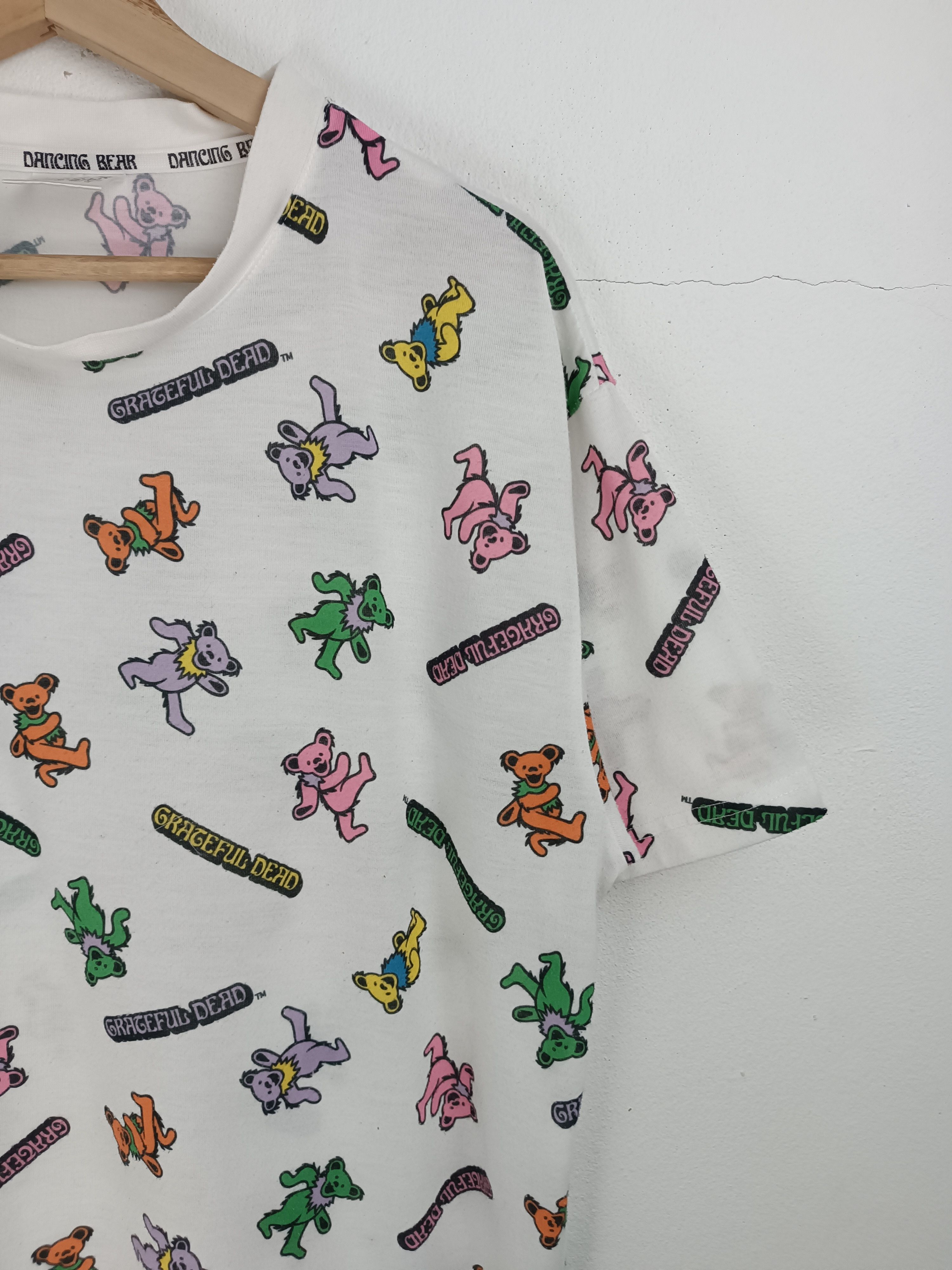Grateful Dead VINTAGE GRATEFUL DEAD DANCING BEAR TEE PHISH DYLAN JOPLIN Size US L / EU 52-54 / 3 - 6 Thumbnail