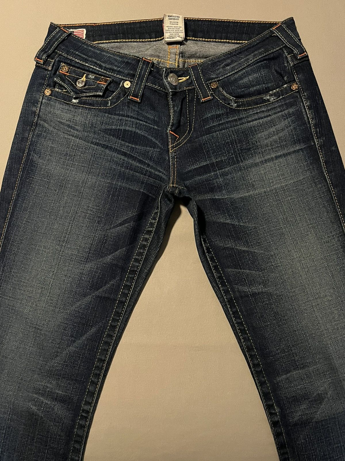 True Religion Vintage True Religion Brand Jeans Billy Straight Denim USA Size 29" - 5 Thumbnail