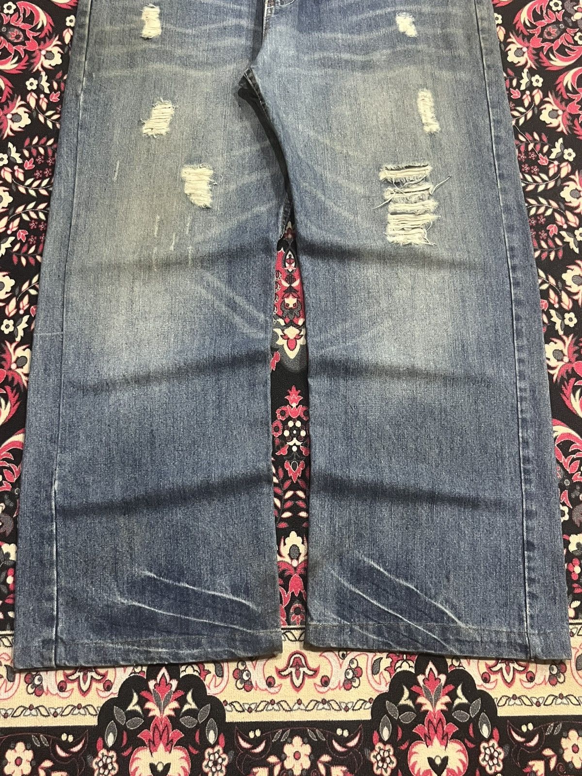 Abercrombie & Fitch Vintage Abercrombie & Fitch Distressed Loose Baggy Jeans Size US 36 / EU 52 - 9 Thumbnail