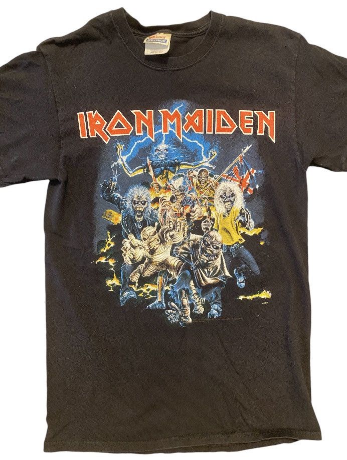 Hanes × Vintage Vintage 2005’ Iron Maiden Shirt Size US S / EU 44-46 / 1 - 1 Thumbnail