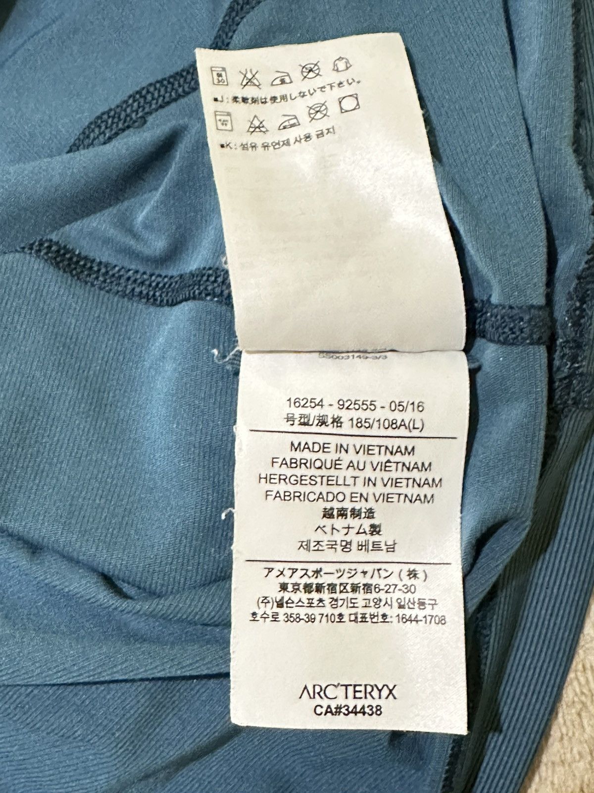 Arc'teryx ArcTeryx Men's Phase SL Blue Zip Neck Long Sleeve T-Shirt Size US M / EU 48-50 / 2 - 6 Thumbnail