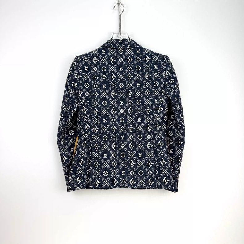 Louis Vuitton Louis Vuitton Dark blue with classic logo blazer 2505-Nexta Size XS / US 0-2 / IT 36-38 - 4 Thumbnail