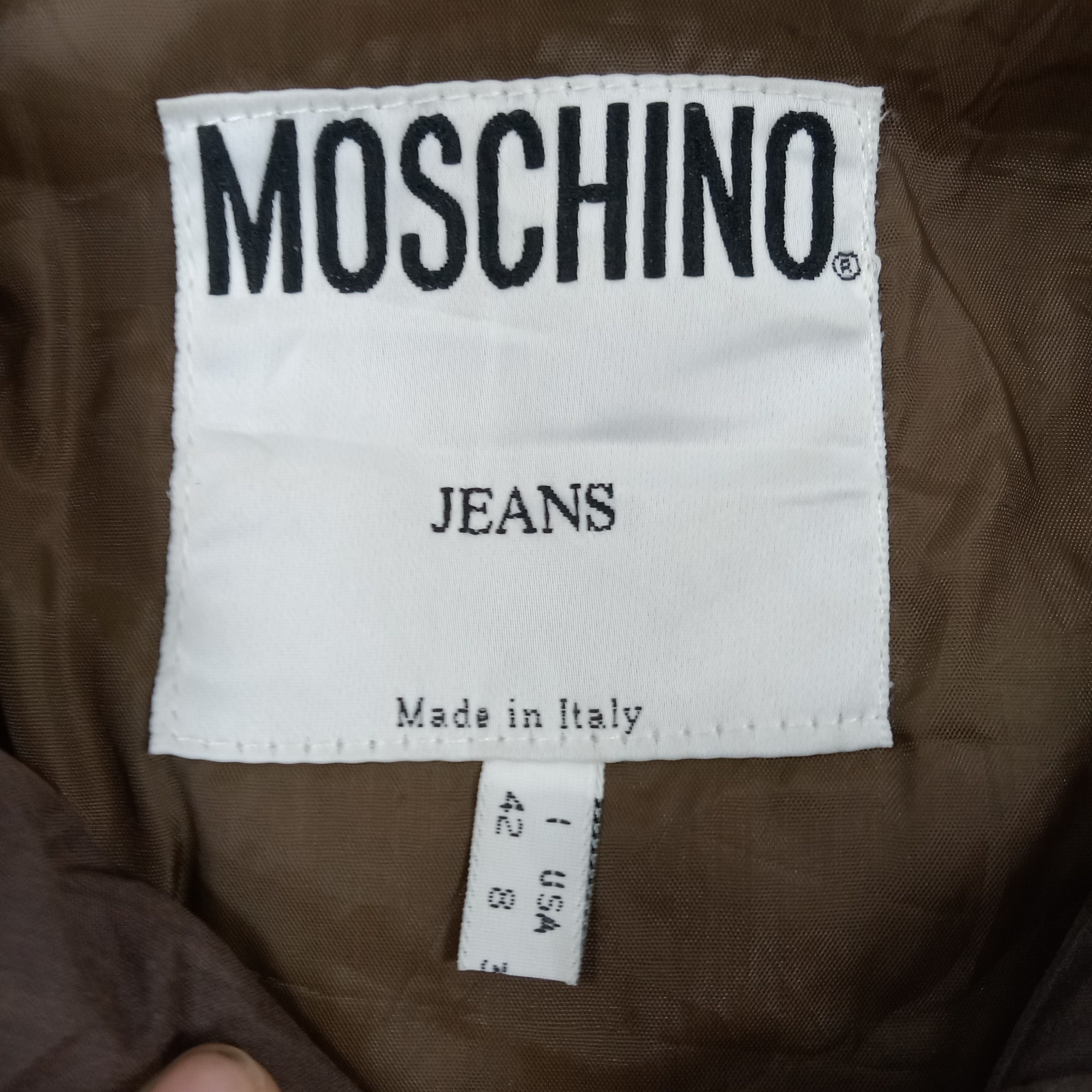Moschino × Vintage MOSCHINO Jeans Italian Brand Puffer Style Jacket C214N8 Size M / US 6-8 / IT 42-44 - 5 Thumbnail