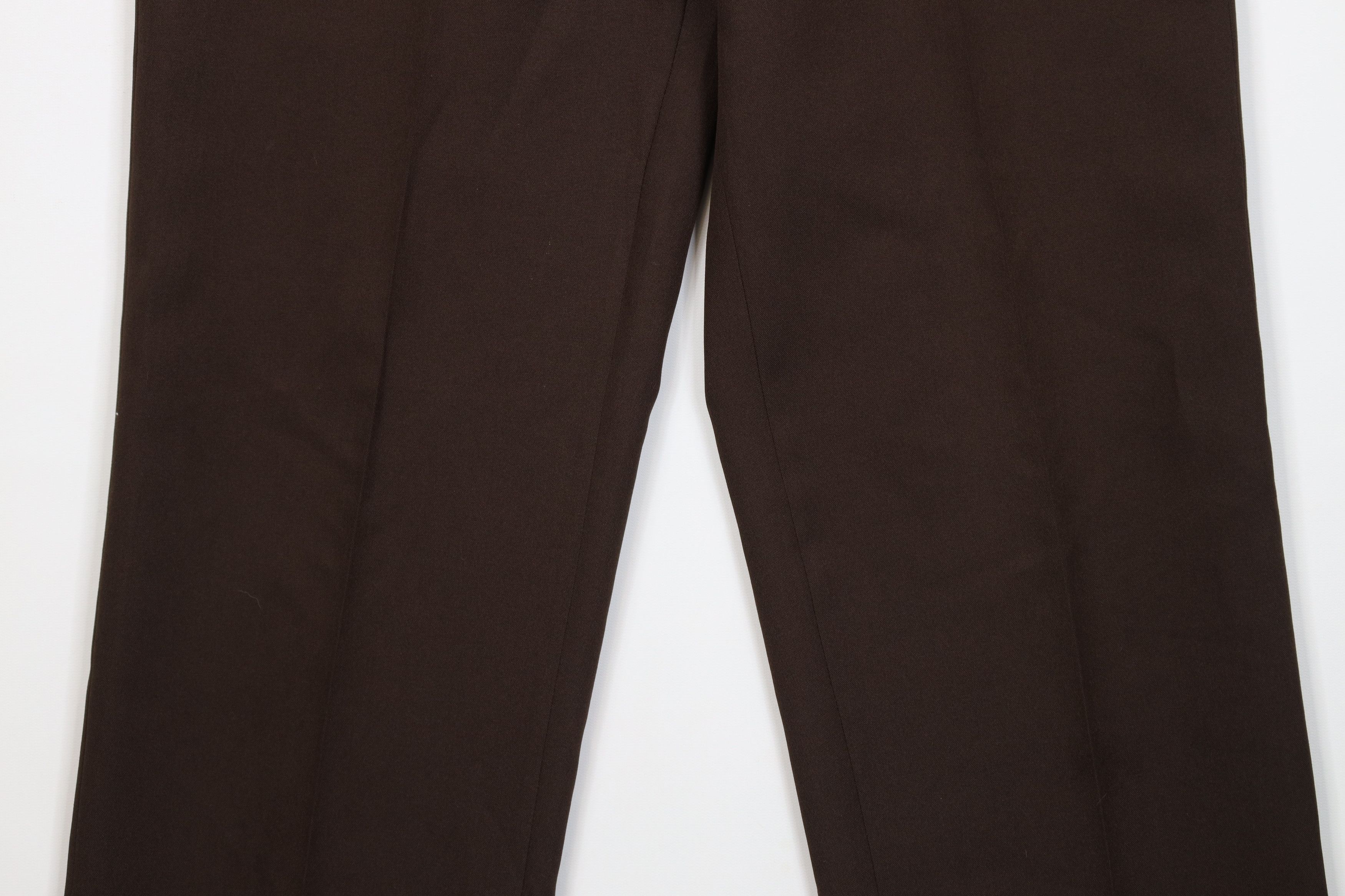 Vintage Vintage 70s Streetwear Flared Wide Leg Chino Pants Brown USA Size US 32 / EU 48 - 3 Thumbnail
