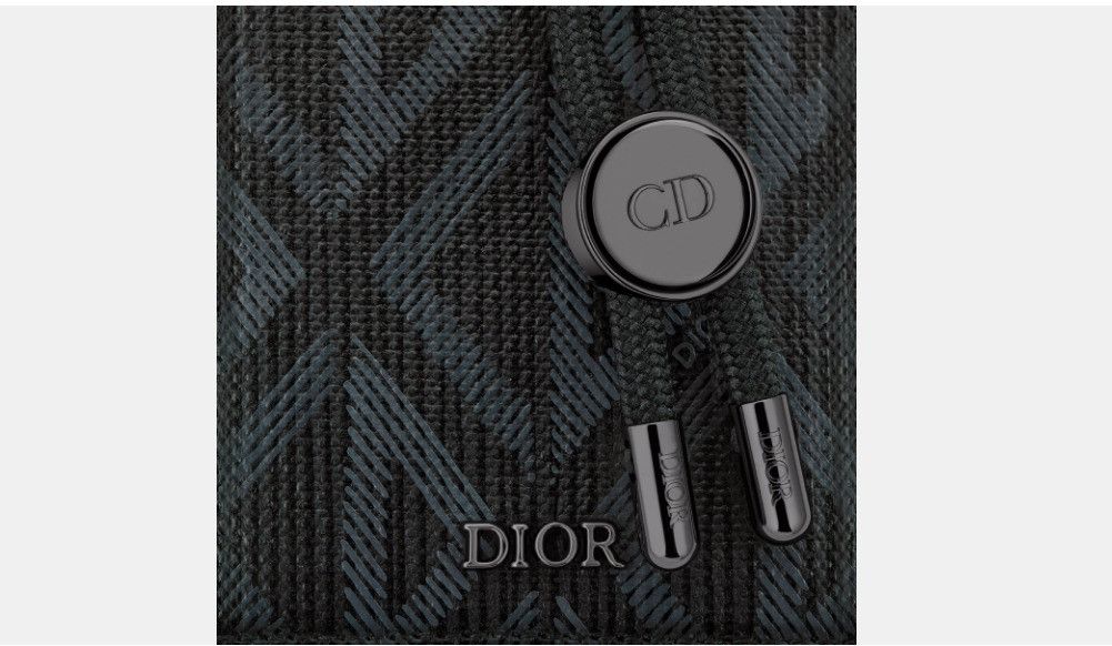 Dior o1w1db10325 2ESCH1 Size: OS / Vertical Card Holder in Black Size ONE SIZE - 3 Thumbnail