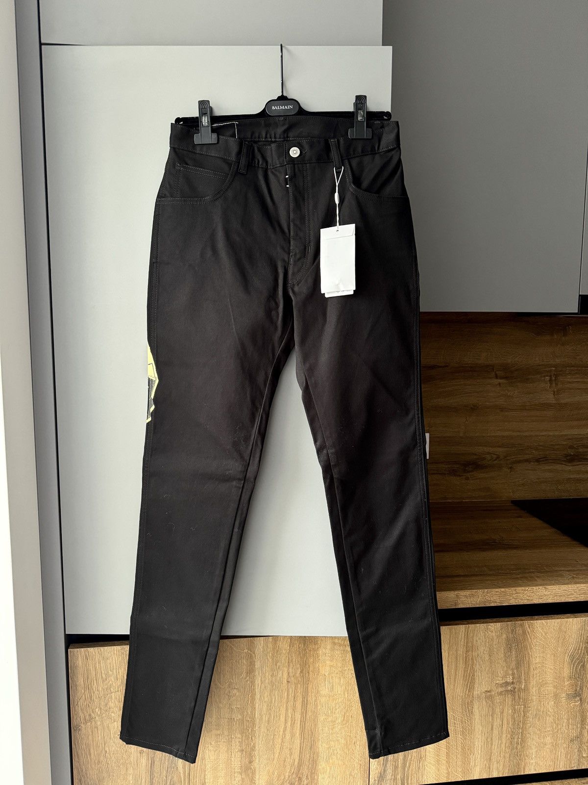 Maison Margiela Last Maison Margiela Invitation Print Skinny Black Jeans Size US 34 / EU 50 - 2 Thumbnail