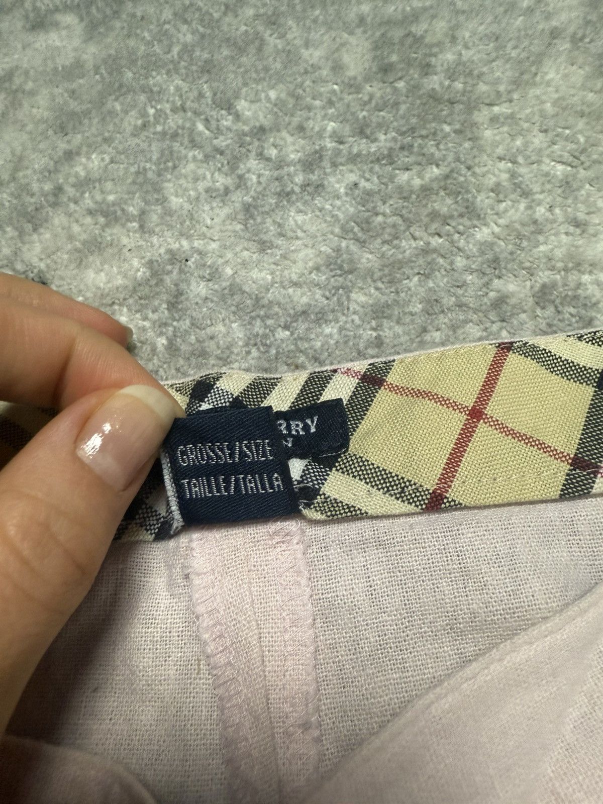 Burberry Wide leg trousers Burberry middle waist pink Size 34" / US 12 / IT 48 - 6 Thumbnail