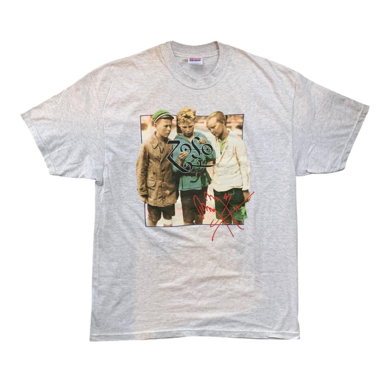 Japanese Brand Three Boys With Zoso Symbols & Jimmy Page Signature Logo Size US XL / EU 56 / 4 - 1 Thumbnail