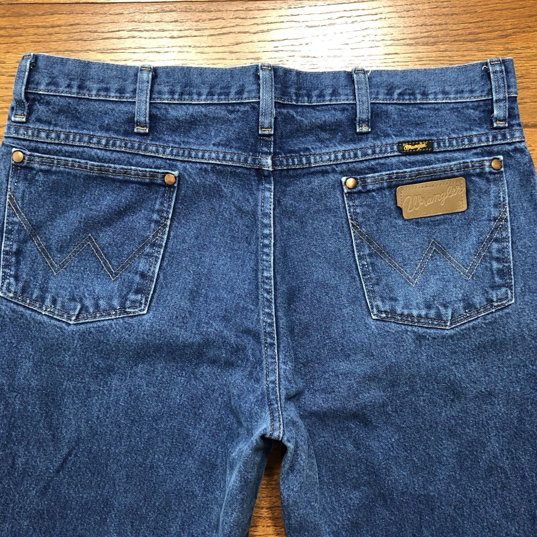 Wrangler VINTAGE Wrangler 936 Slim Fit Jeans Mens 36x30 Cowboy Cut Western Rodeo Blue 5-Pocket Denim Size US 36 / EU 52 - 3 Thumbnail