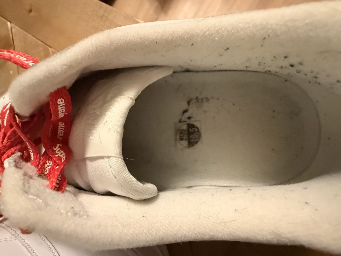 Nike × Supreme Supreme x Nike white Air Force 1 Size US 10.5 / EU 43-44 - 8 Thumbnail