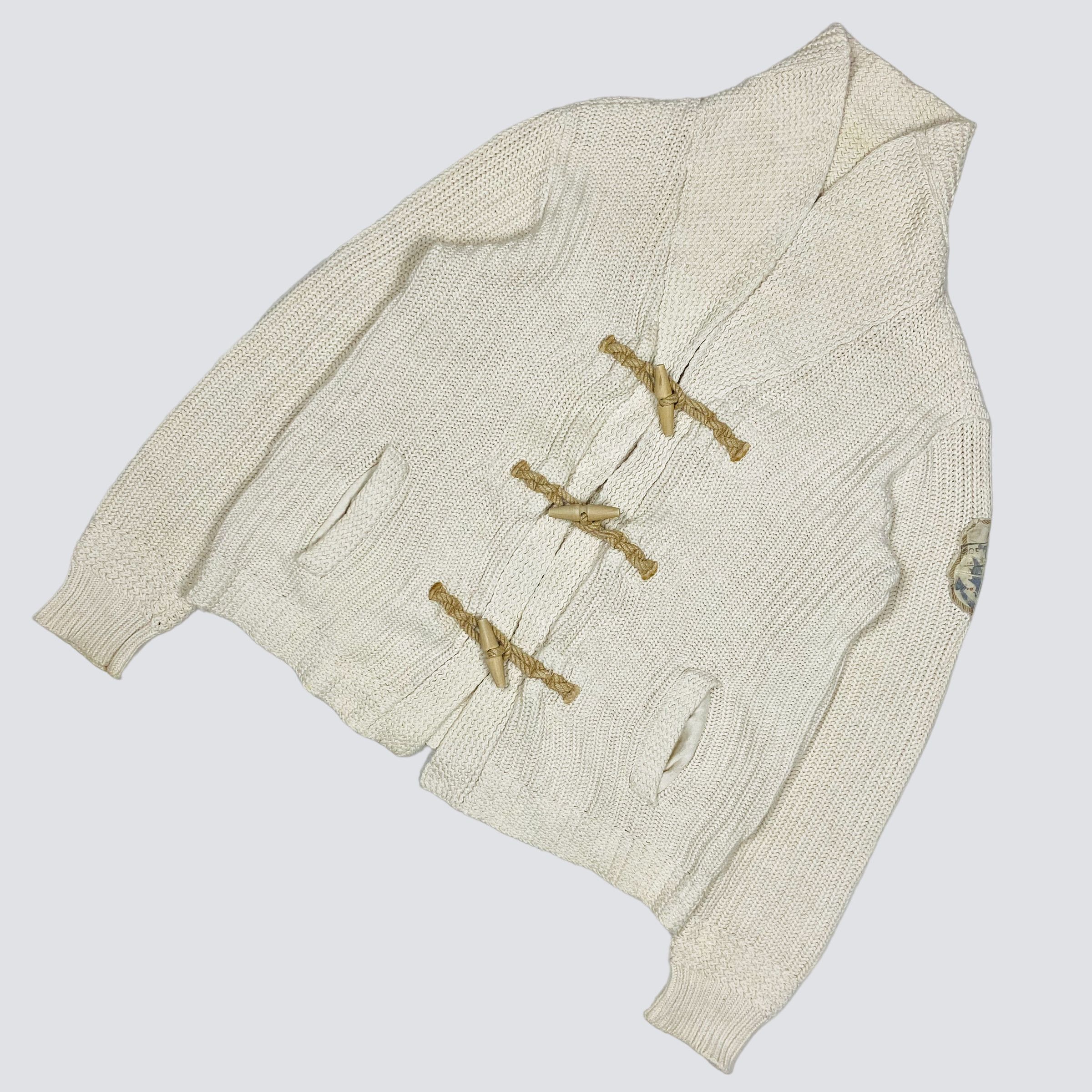 Ralph Lauren 1990s RALPH LAUREN ARCHIVE HEAVY KNITTED CARDIGAN - № 1101 Size US M / EU 48-50 / 2 - 2 Thumbnail