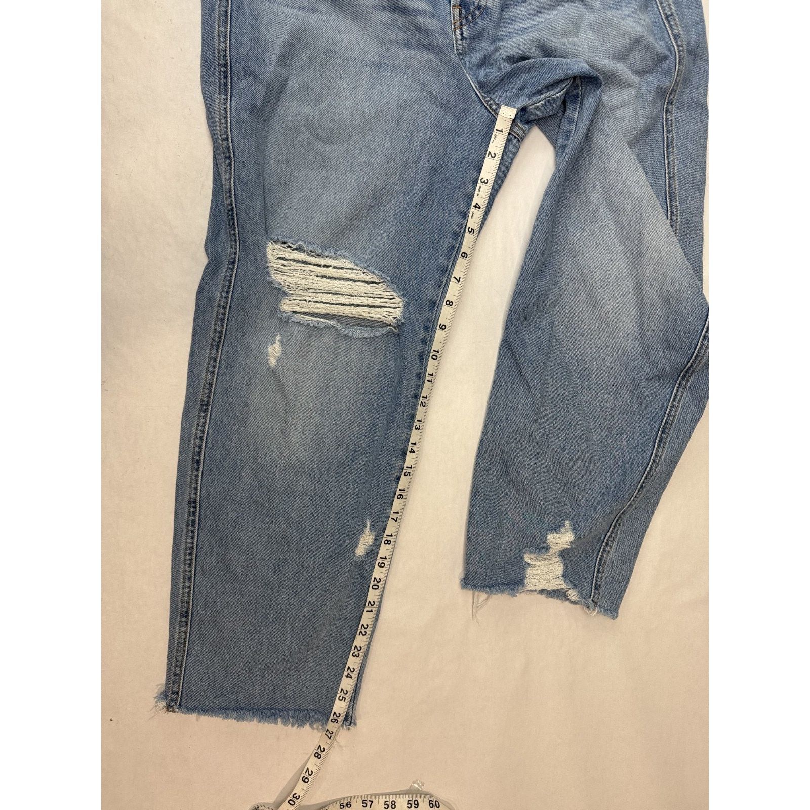 Veronica Beard Veronica Beard Blake Crop Classic Straight High Rise Jean 31 Size 31" - 6 Thumbnail