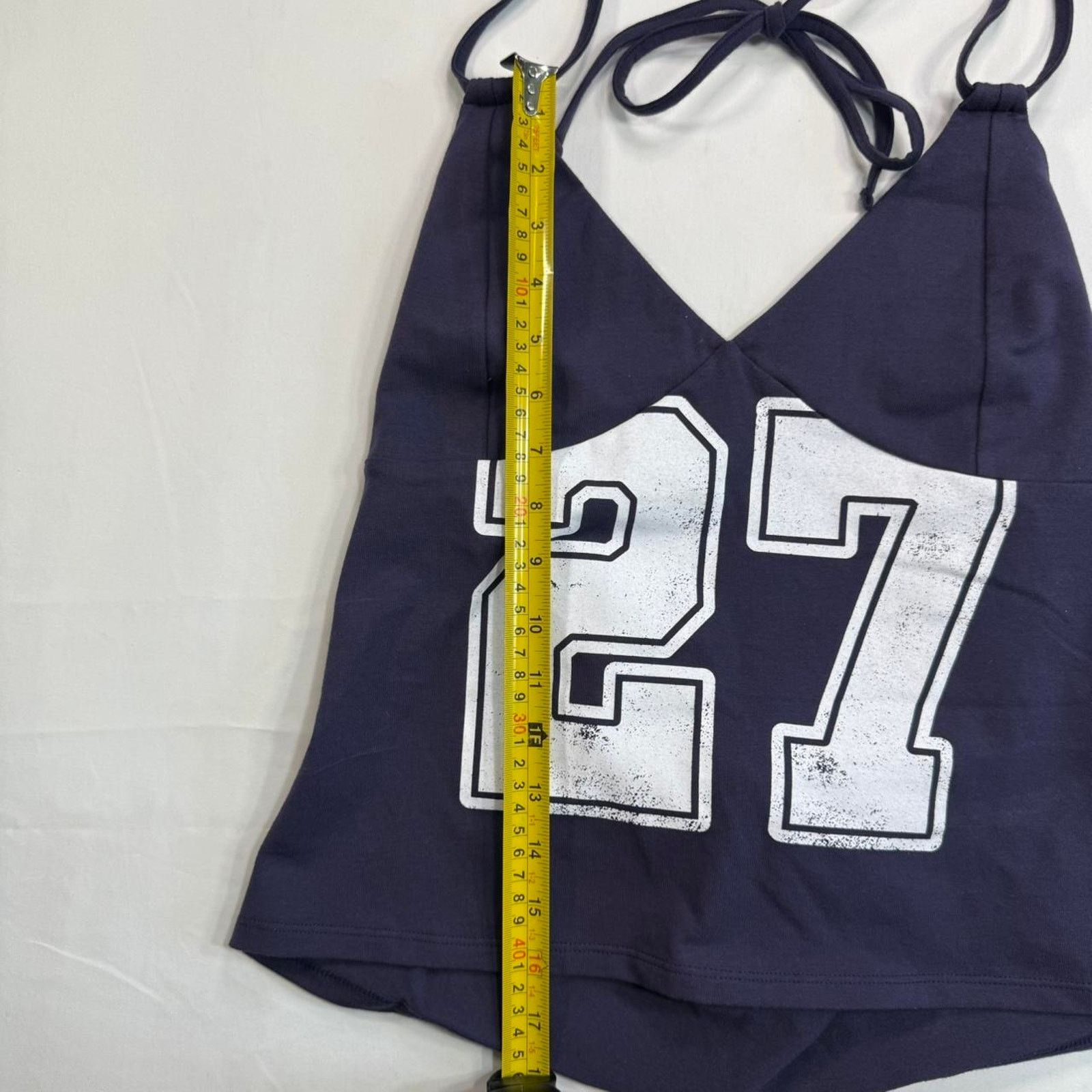 & Other Stories NWT Target Navy blue and white sporty halter top Size L / US 10 / IT 46 - 3 Thumbnail