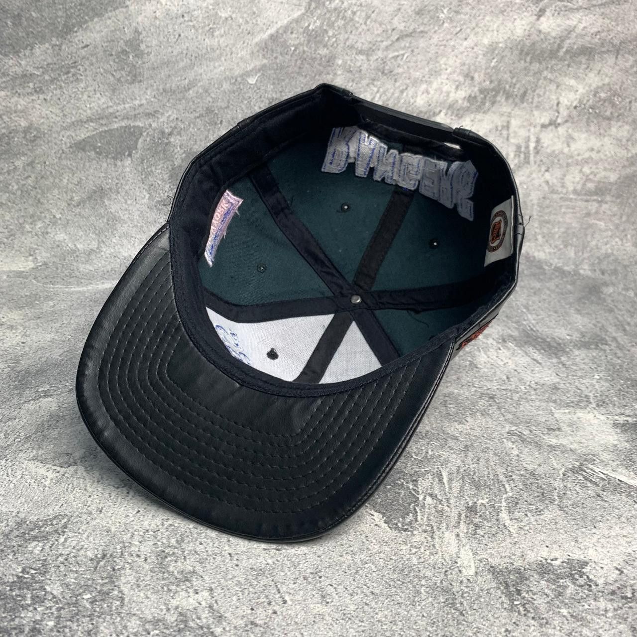 NHL Vintage New York Ranger Leather Hat Size ONE SIZE - 9 Thumbnail