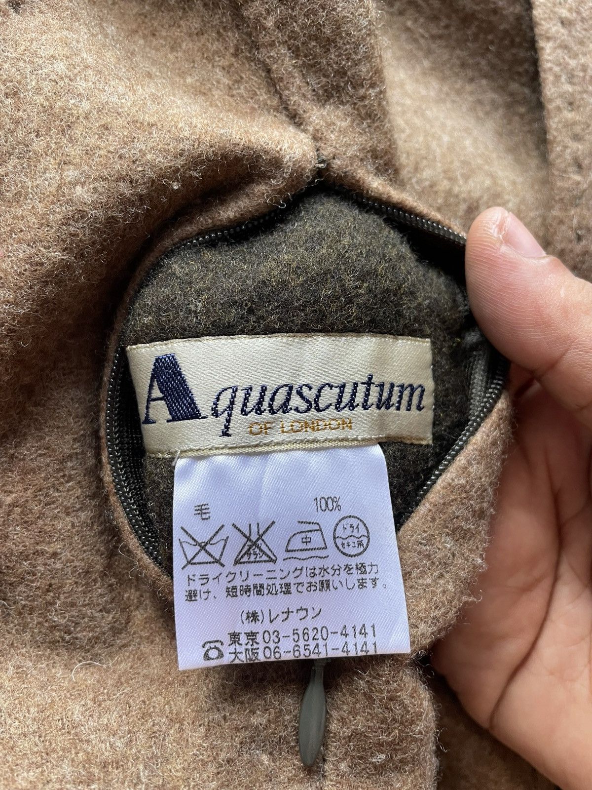 Aquascutum Vintage Aquascutum Revesible Wool Coat Jacket Size US M / EU 48-50 / 2 - 7 Thumbnail
