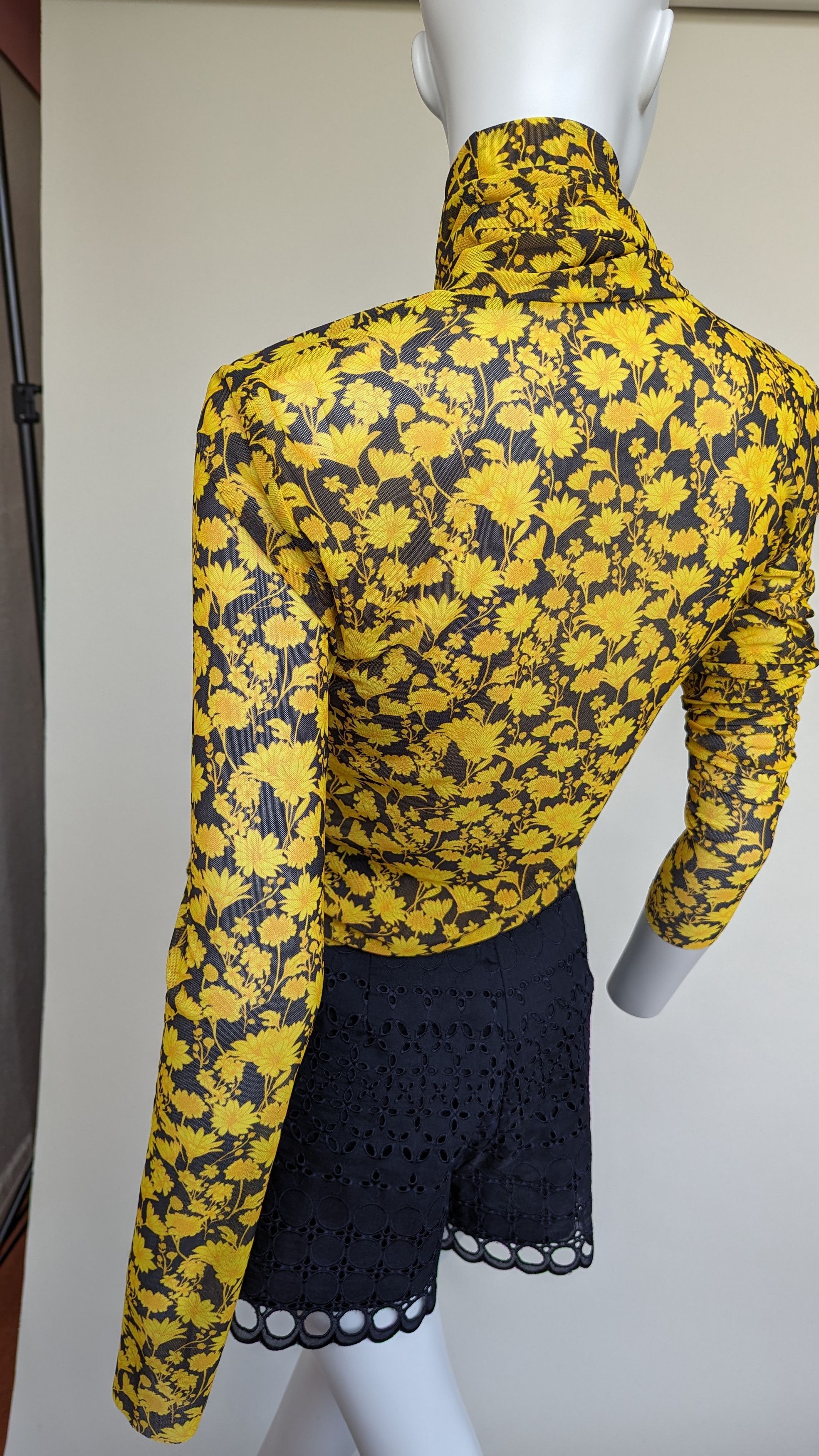 Ganni Rollneck longsleeve, floral print Size M / US 6-8 / IT 42-44 - 6 Thumbnail