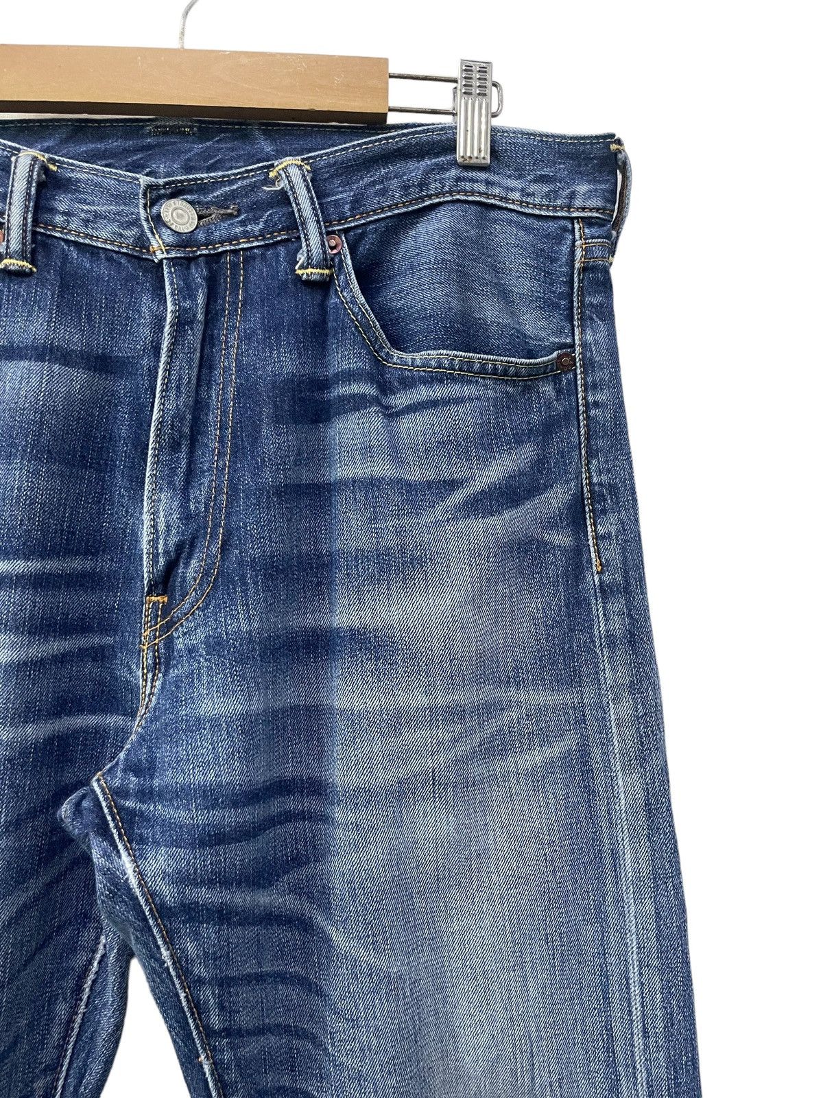 Levi's × Vintage Vintage Levis 505 Distressed Blue Wash Jeans Size US 33 - 6 Thumbnail