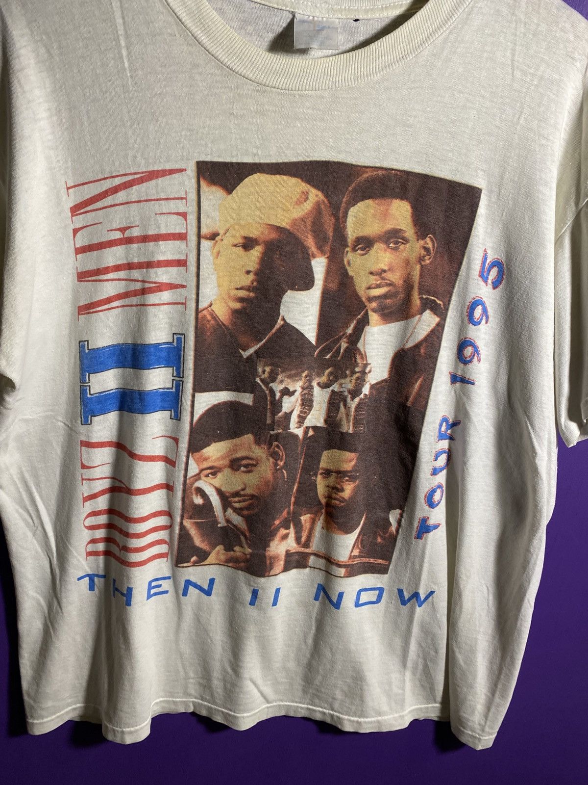 Rap Tees Vintage 1995 Boyz 2 Men then II Now rap tee Size US XL / EU 56 / 4 - 3 Thumbnail