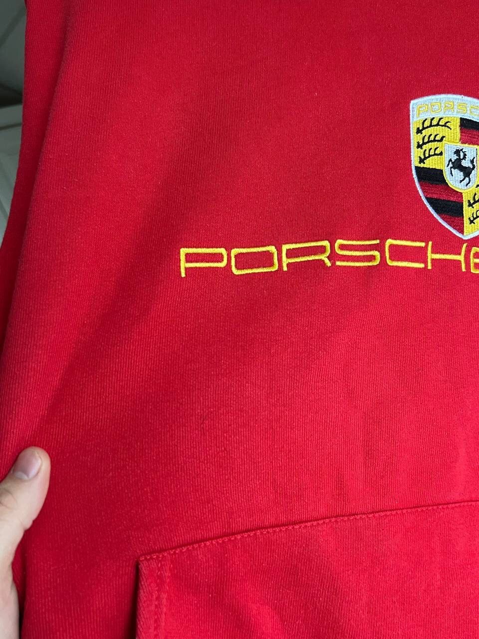Other Porsche Vintage Big Logo Hoodie Sweatshirt Racing 2000s AUTO Size US L / EU 52-54 / 3 - 6 Thumbnail