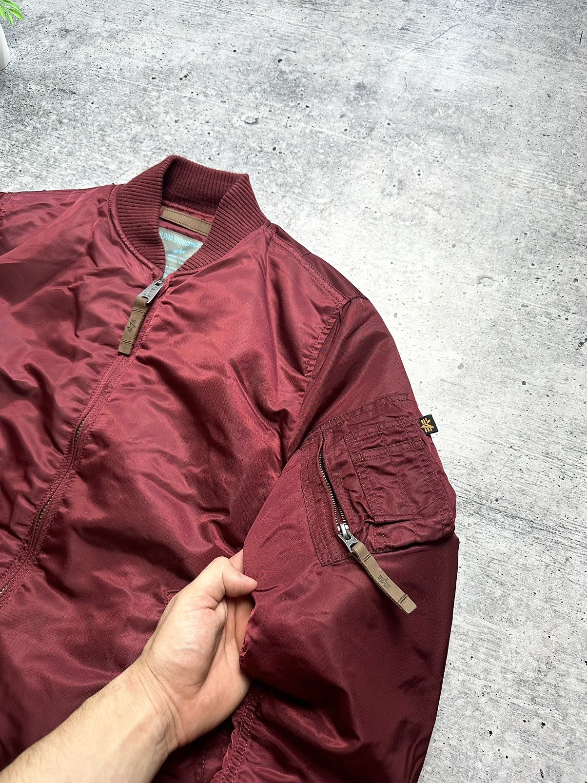 Alpha Industries Alpha Industries MA-1 Bomber Jacket Y2K Hype Jacket Size L / US 10 / IT 46 - 5 Thumbnail