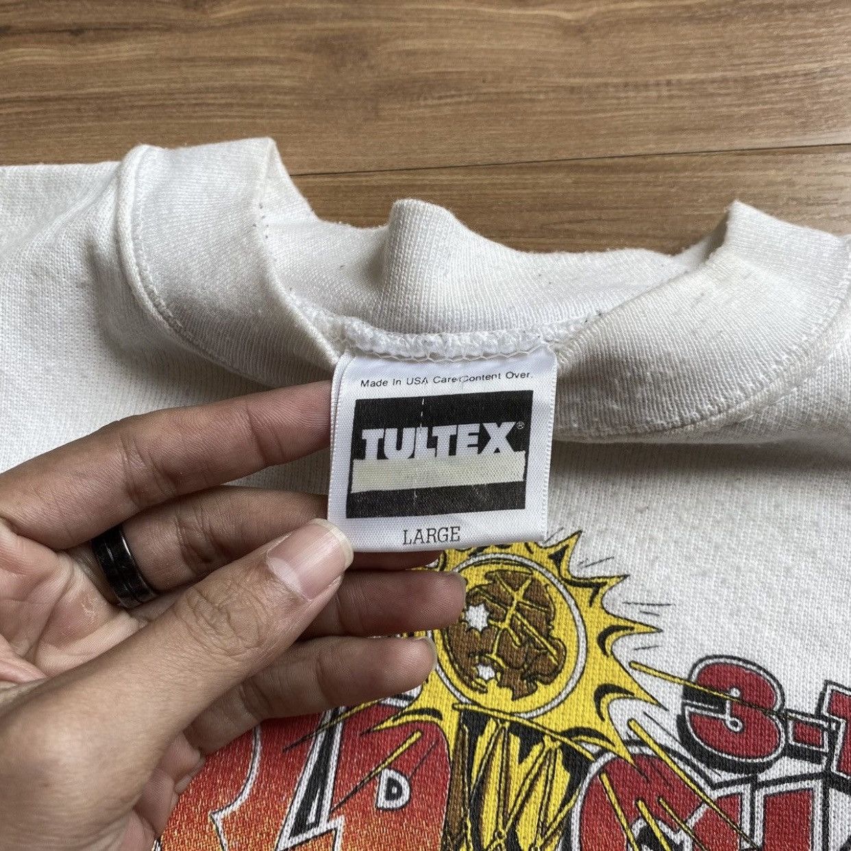 NBA × Tultex 1993 VINTAGE TULTEX “CHICAGO BULLS” CARICATURE SWEATSHIRT Size US L / EU 52-54 / 3 - 9 Thumbnail