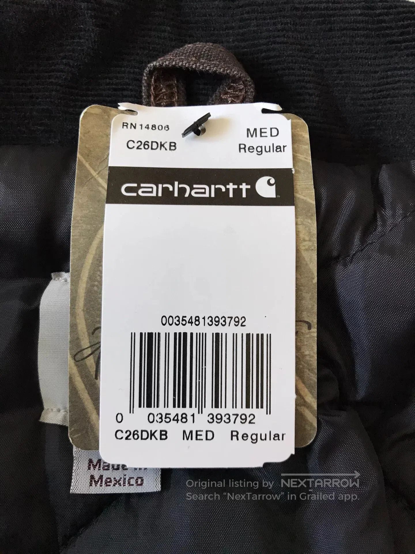 Carhartt Carhartt C26 DKB Washed Canvas Work Jacket. Size US M / EU 48-50 / 2 - 8 Thumbnail