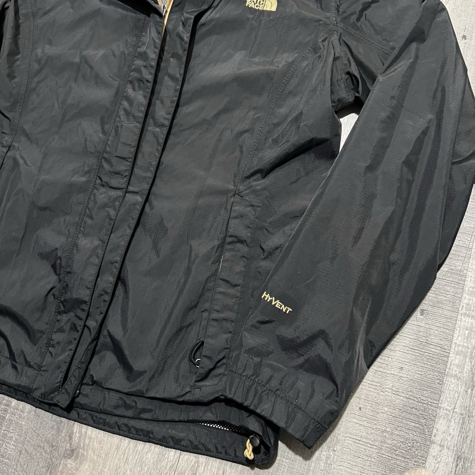 The North Face The North Face DryVent Black Shell Rain Coat Hooded Jacket Size M / US 6-8 / IT 42-44 - 3 Thumbnail