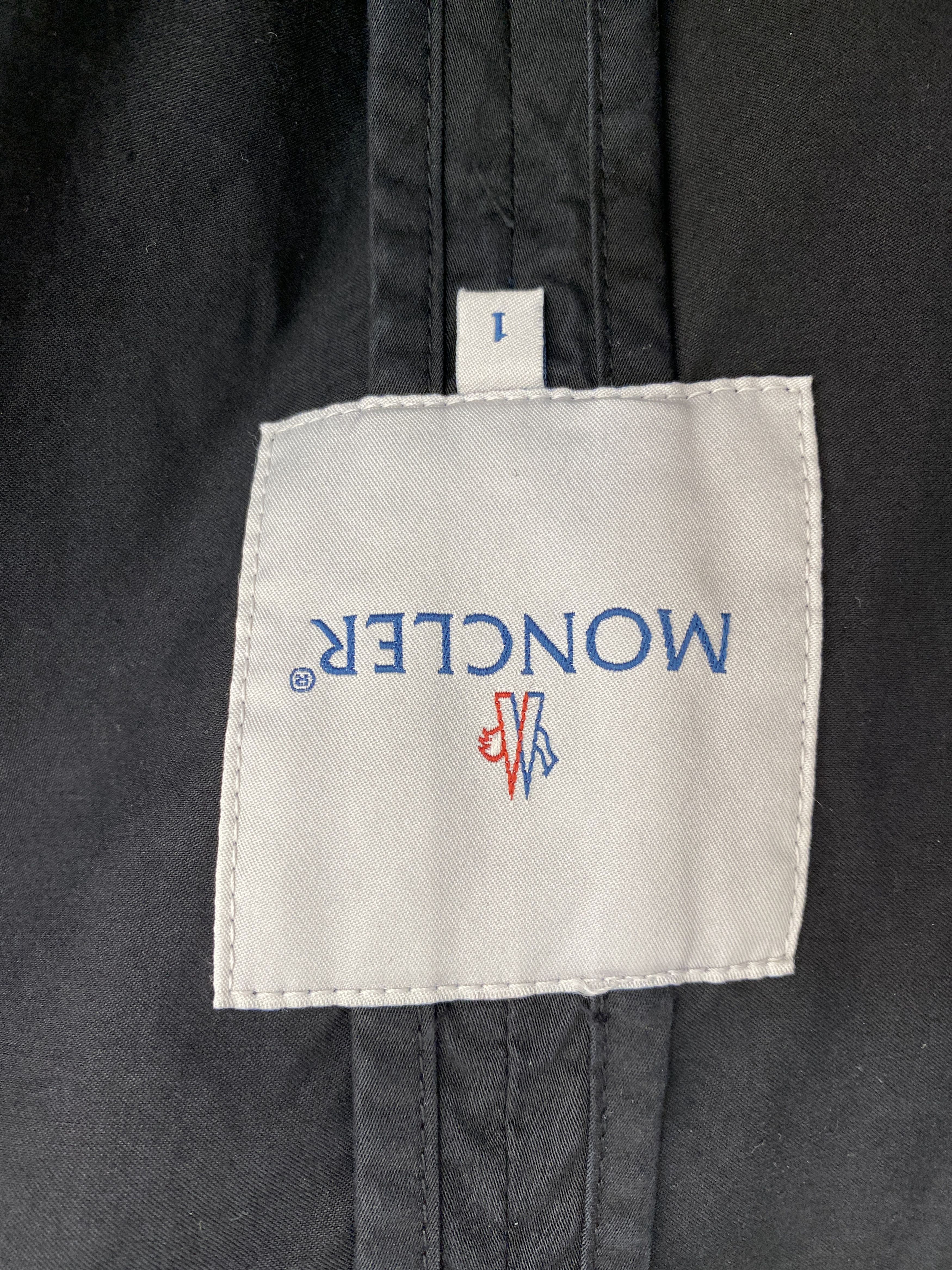 Moncler Rare Moncler Archive Long Jacket Trench Pea Size 1 S Belted Size S / US 4 / IT 40 - 14 Thumbnail