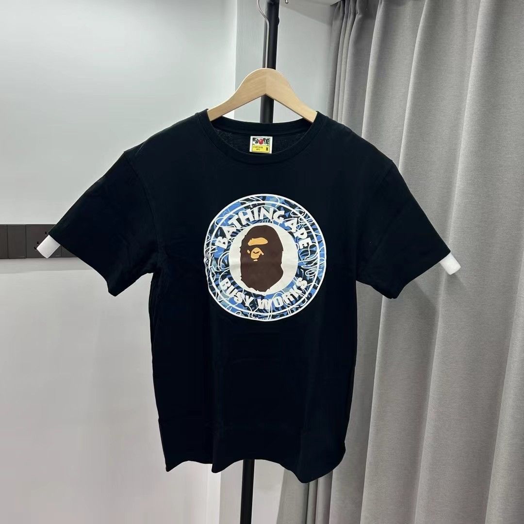 Bape BUSY WORKS TEE Size US M / EU 48-50 / 2 - 1 Thumbnail