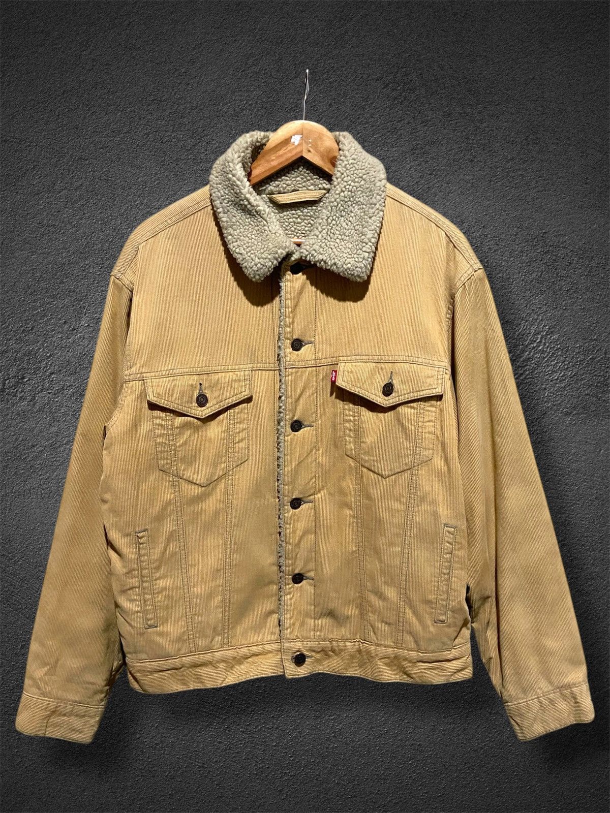 Levi's Levis Corduroy Sherpa trucker jacket Size US M / EU 48-50 / 2 - 1 Thumbnail