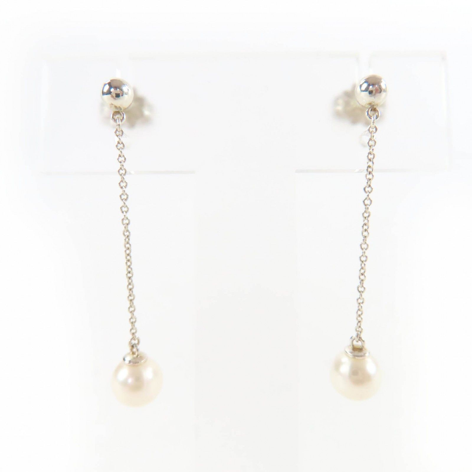 Tiffany & Co. Tiffany & Co. Tiffany&Co. Ziegfeld Collection 925 Silver Pearl Earrings Precious Metal Earrings DUTY FREE for USA Size ONE SIZE - 1 Thumbnail