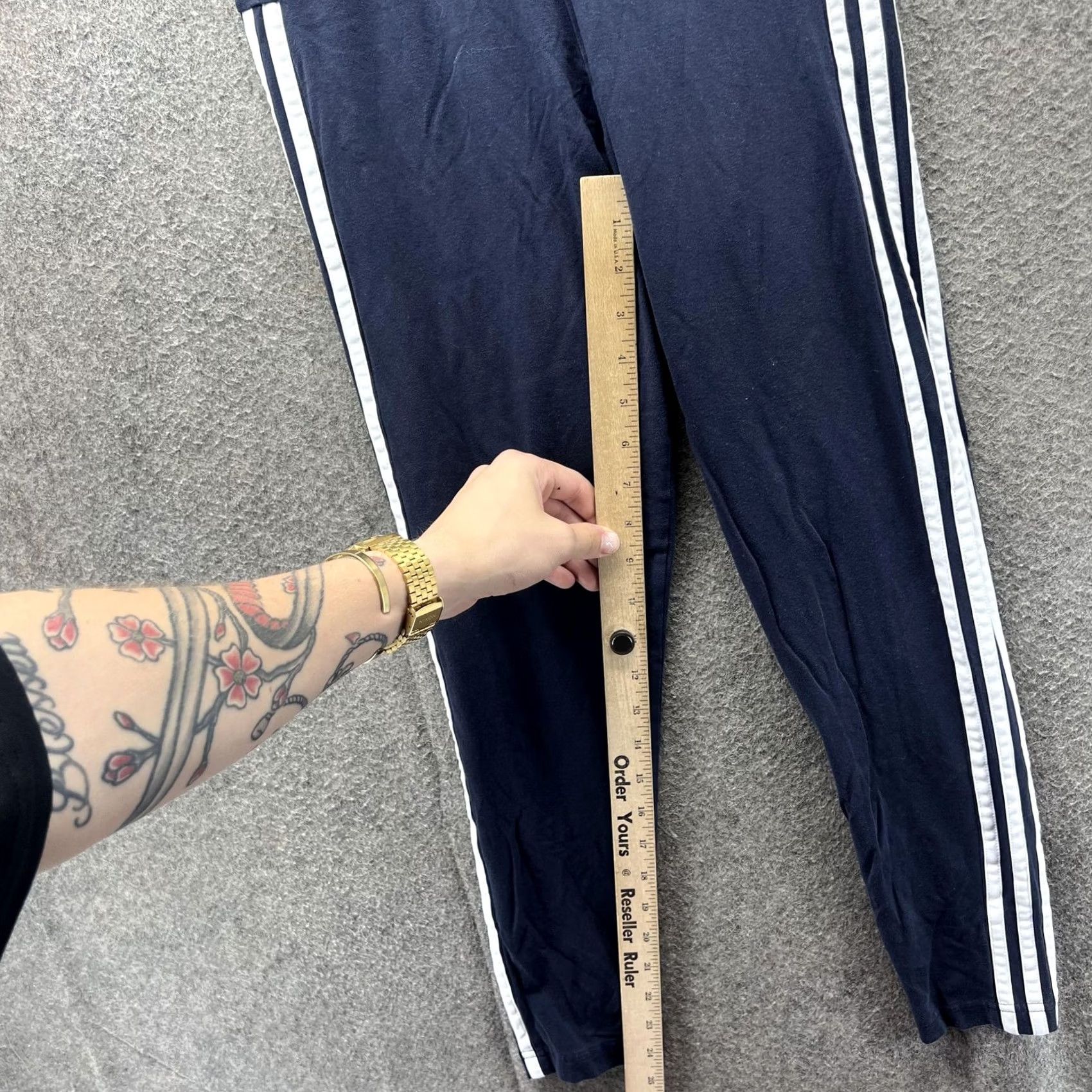 Adidas Adidas Pants Womens M Navy Blue Tiro 17 3 Stripe Track Pants Athletic Running Gym Soccer Women Size 32" / US 10 / IT 46 - 4 Thumbnail