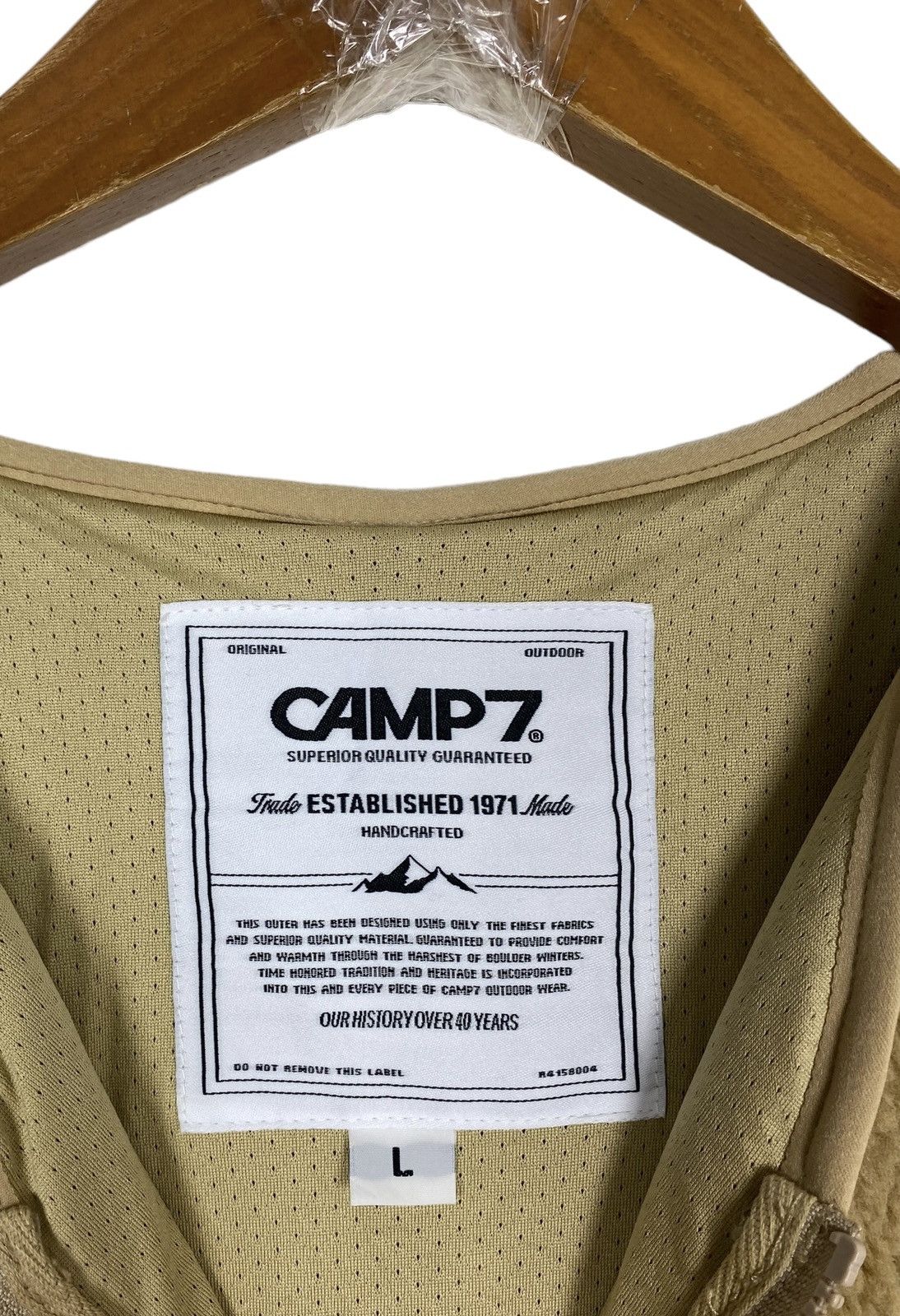 Japanese Brand Rare‼️ Camp 7 Deep Pile Blouson Size L / US 10 / IT 46 - 7 Thumbnail