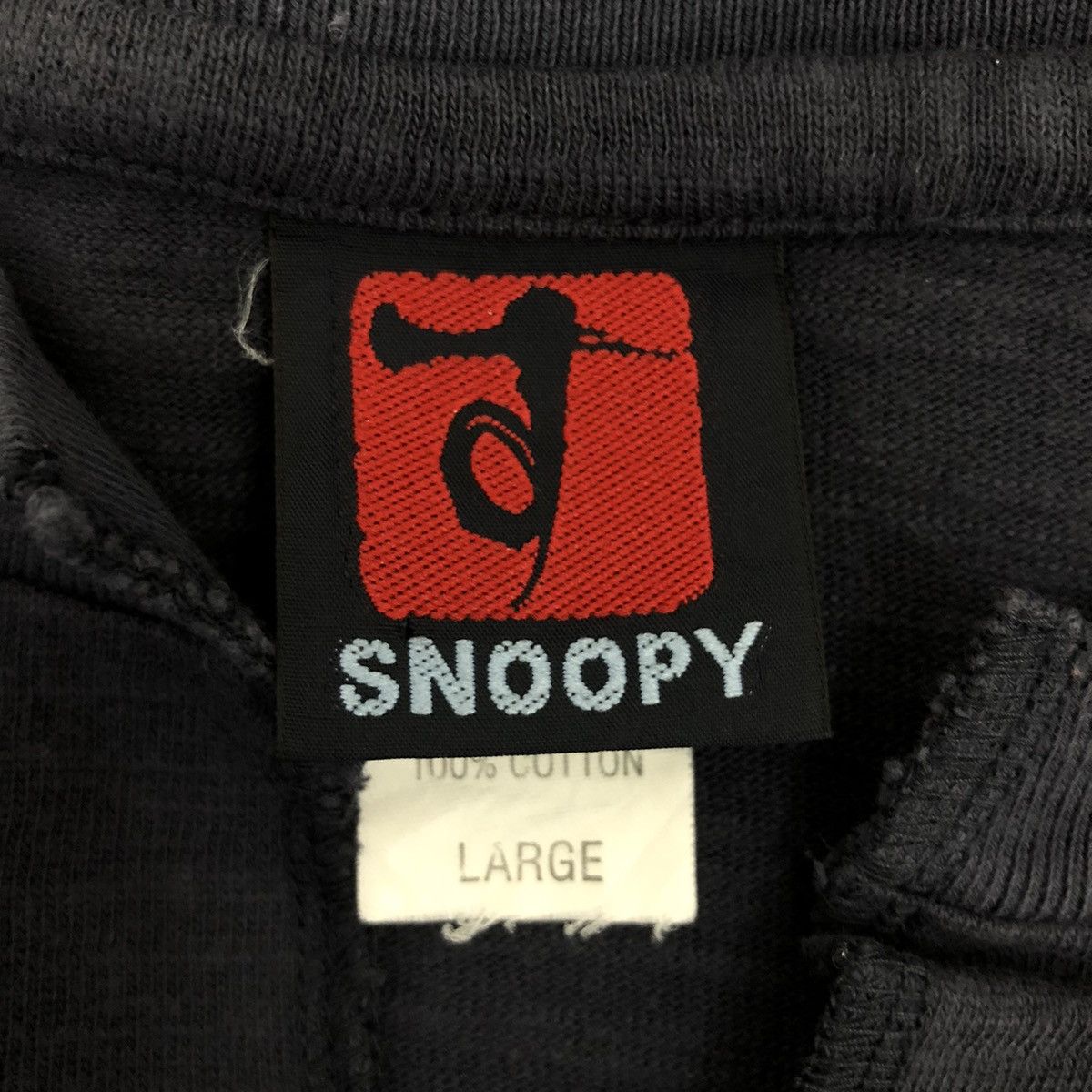 Indigo × Peanuts × Vintage Vintage PEANUTS Snoopy Indigo Dye Tee Shirt Sukajan Style Size US L / EU 52-54 / 3 - 5 Thumbnail