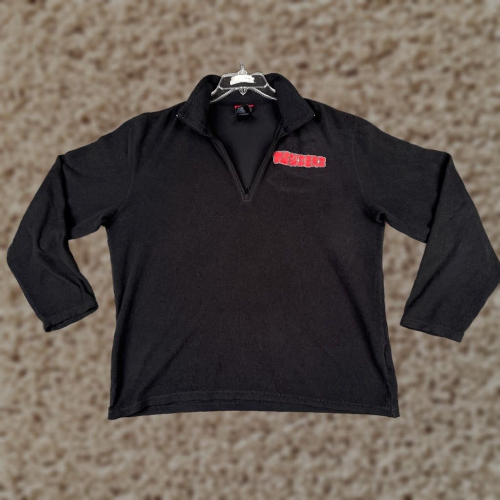 The North Face VINTAGE? No, not vintage. The North Face Sweater Mens Large Black 1/4 Zip Polyester Fleece Mock Neck Size US L / EU 52-54 / 3 - 1 Thumbnail