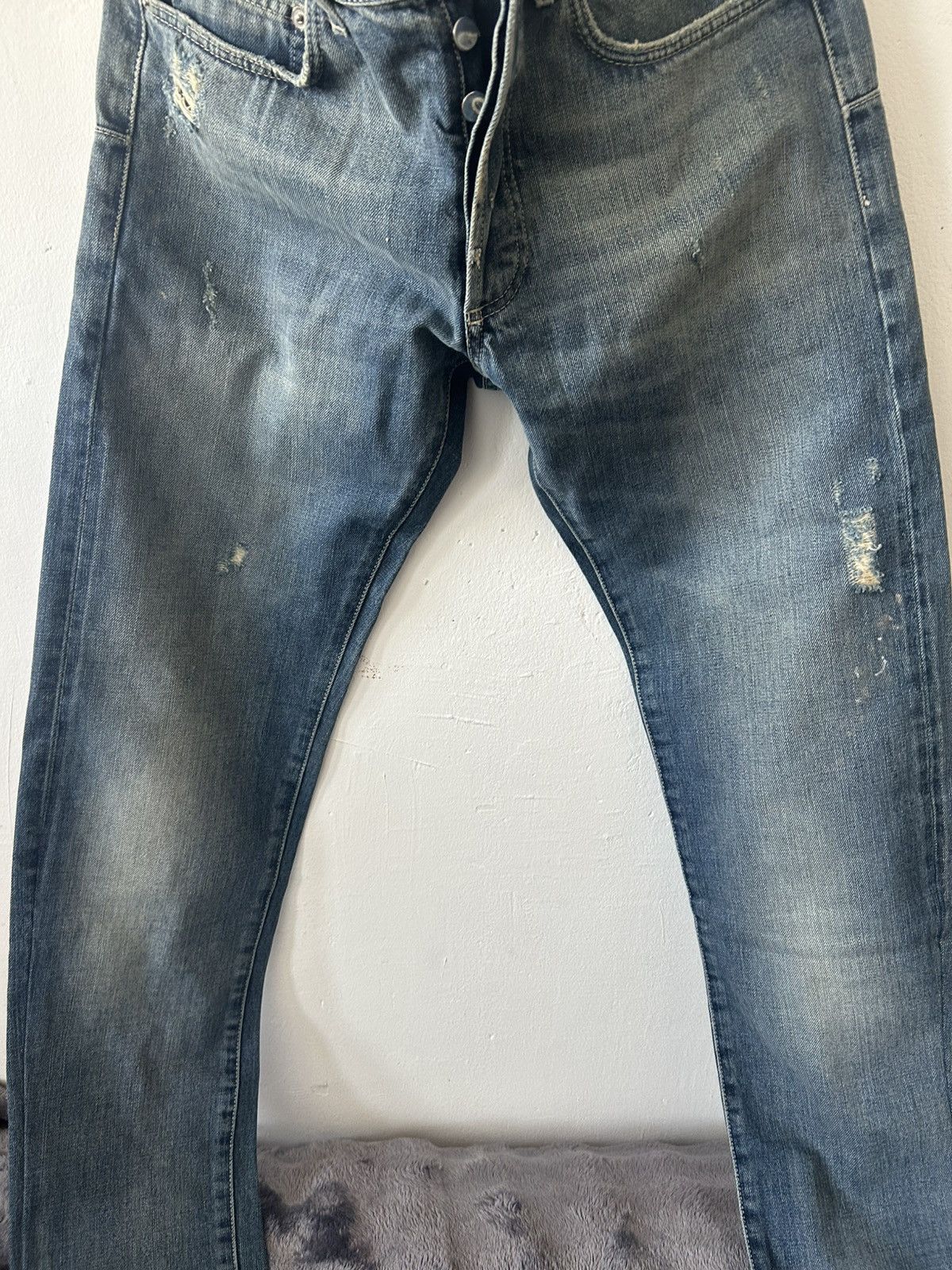 Dior 2011 Dior Homme KVA Distressed Jeans Size US 31 - 4 Thumbnail