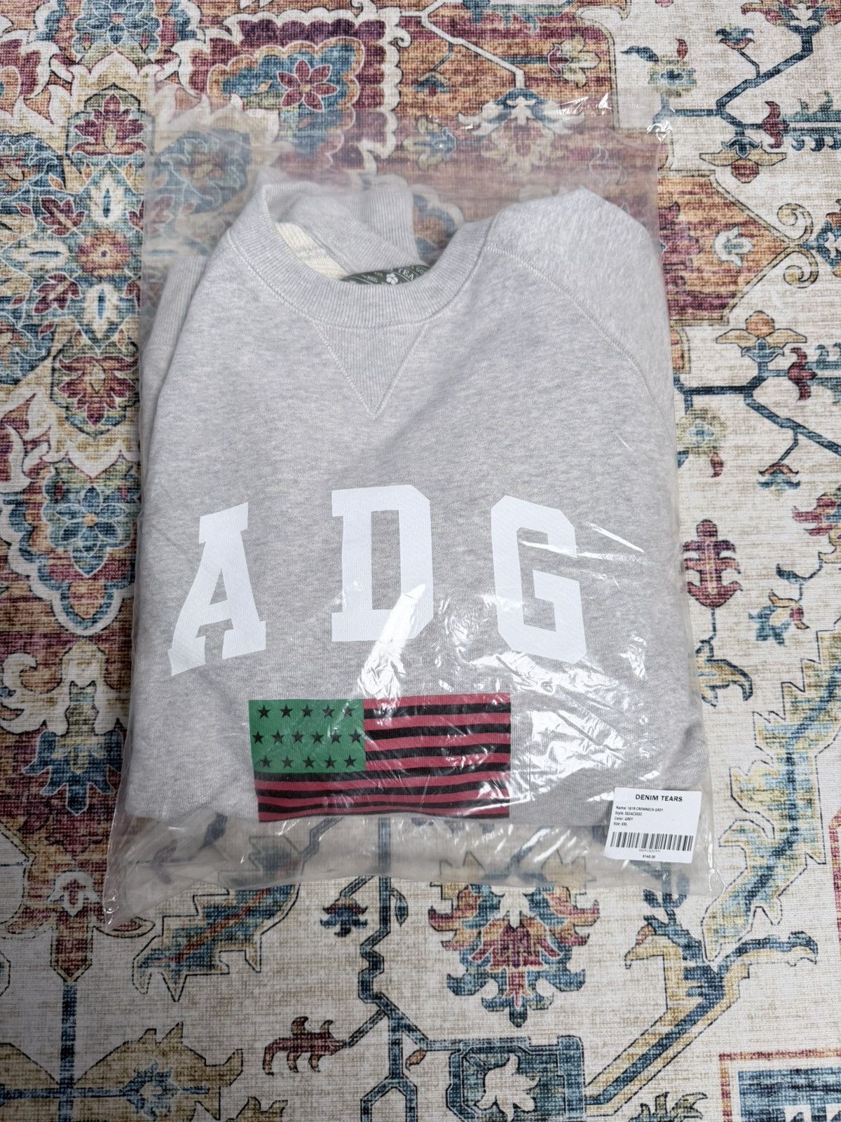 DENIM TEARS Denim Tears African Diaspora Goods Sweater Size US XXL / EU 58 / 5 - 1 Thumbnail