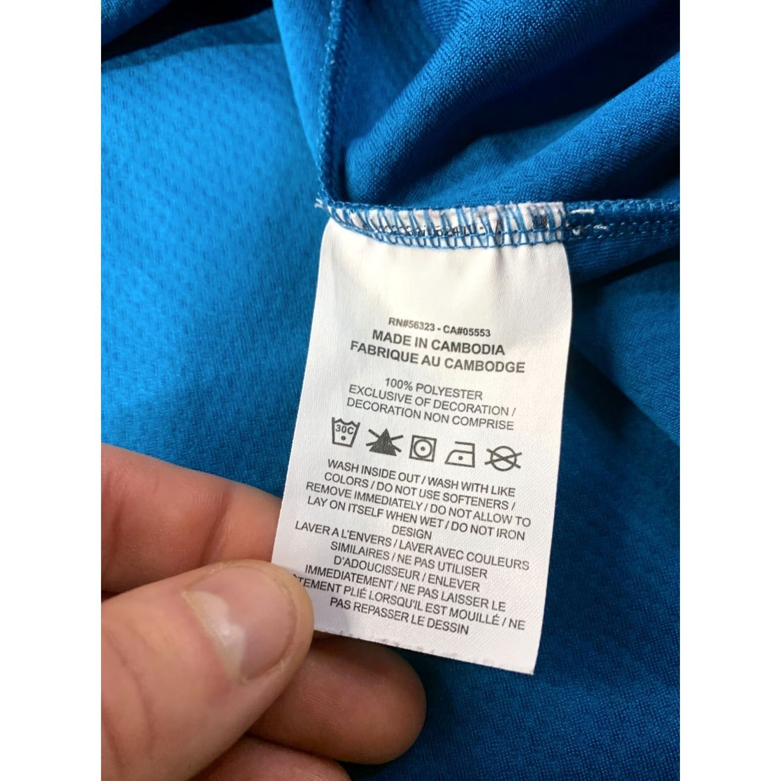 Nike NIKE DRI-FIT RUNNING SHIRT Women M Blue Nike Dri-FIT Run Training 2021 Shirt Jersey Short Sleeve Mens Womens Size M / US 6-8 / IT 42-44 - 5 Thumbnail