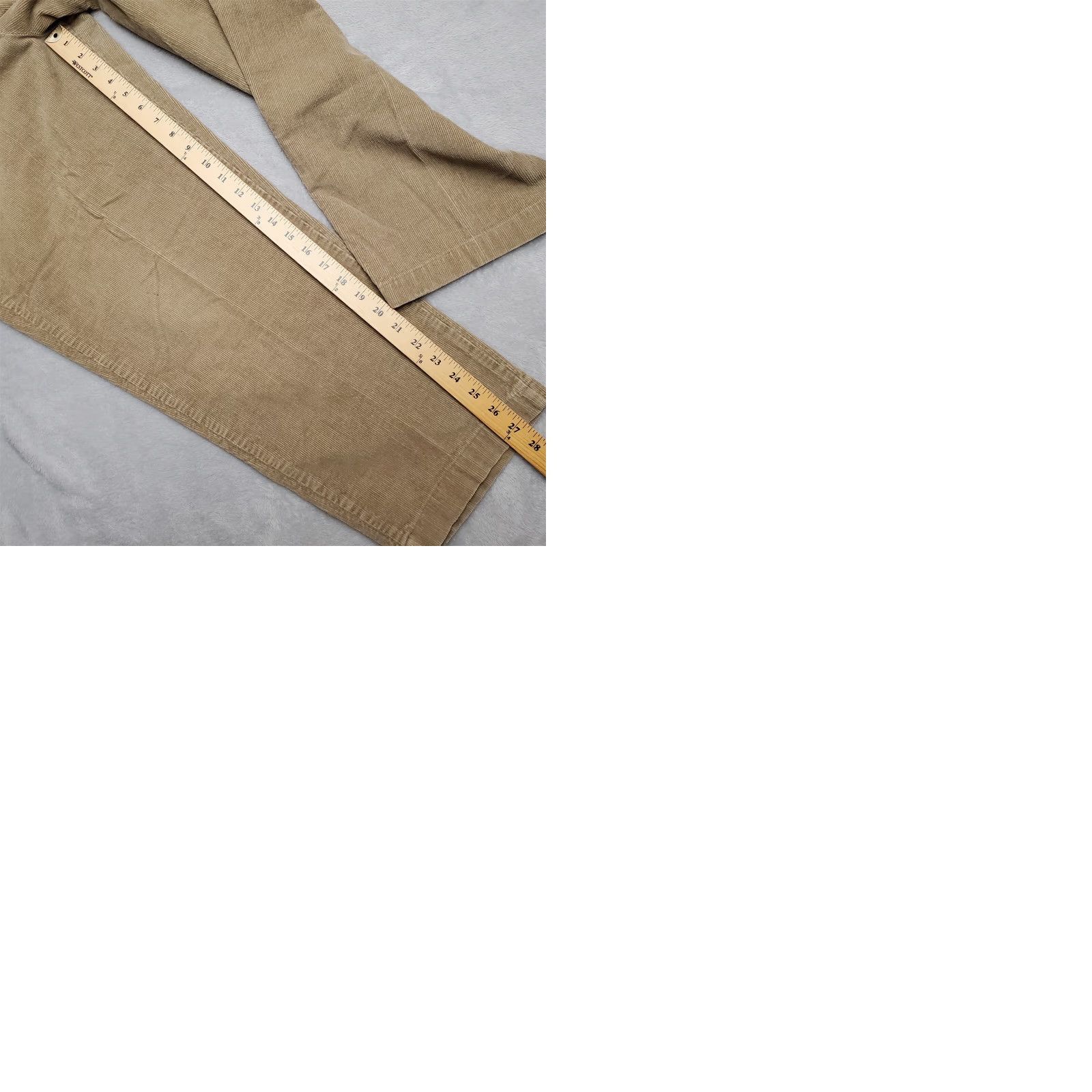 Vintage VINTAGE Roundtree Yorke Pants Mens 36 Regular Brown Corduroy Loose Fit Chino Zip Front Pockets Straight Front Men Size US 36 / EU 52 - 9 Thumbnail