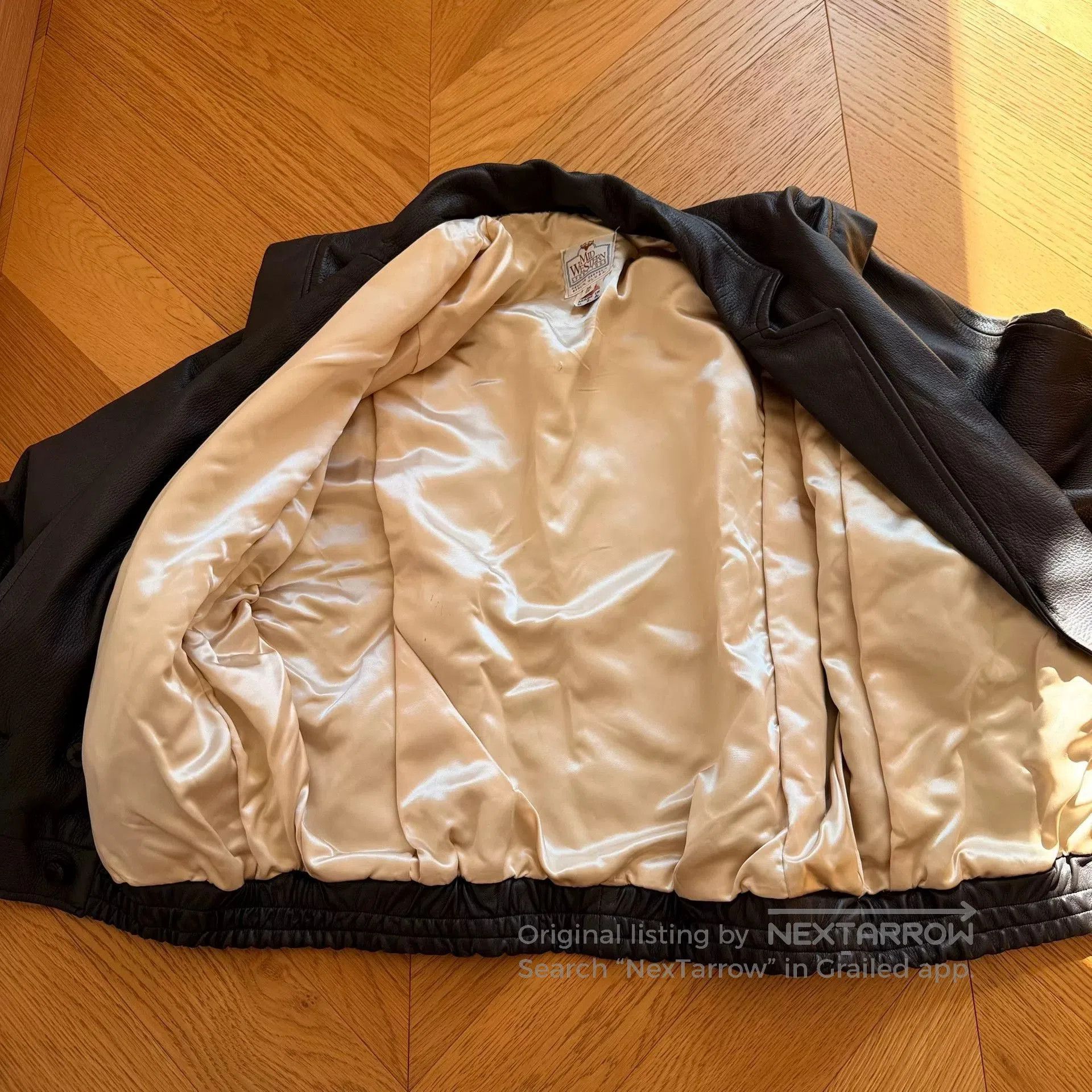 Vintage Vintage Midwestern Leather Flight Jacket. Size US S / EU 44-46 / 1 - 6 Thumbnail