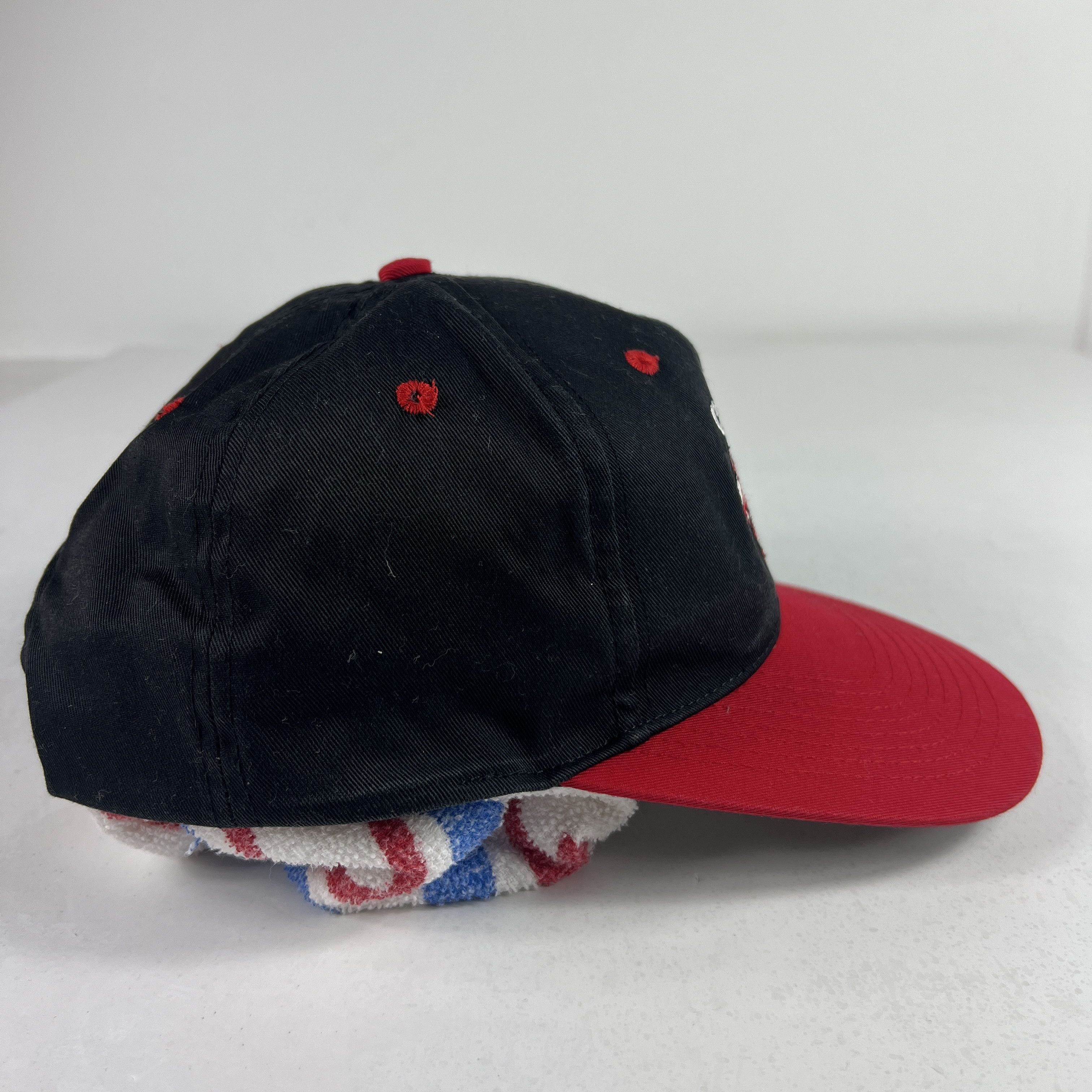 Drew Pearson × NBA × Vintage VTG 90s Drew Person NBA Chicago Bulls Snap Back Hat BlackCap Size ONE SIZE - 9 Thumbnail