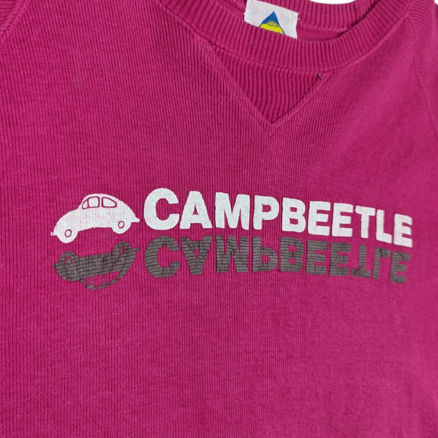 Japanese Brand Vintage 90's CAMPBEETLE Volkswagen Short Sleeve Jumper Size XL / US 12-14 / IT 48-50 - 5 Thumbnail