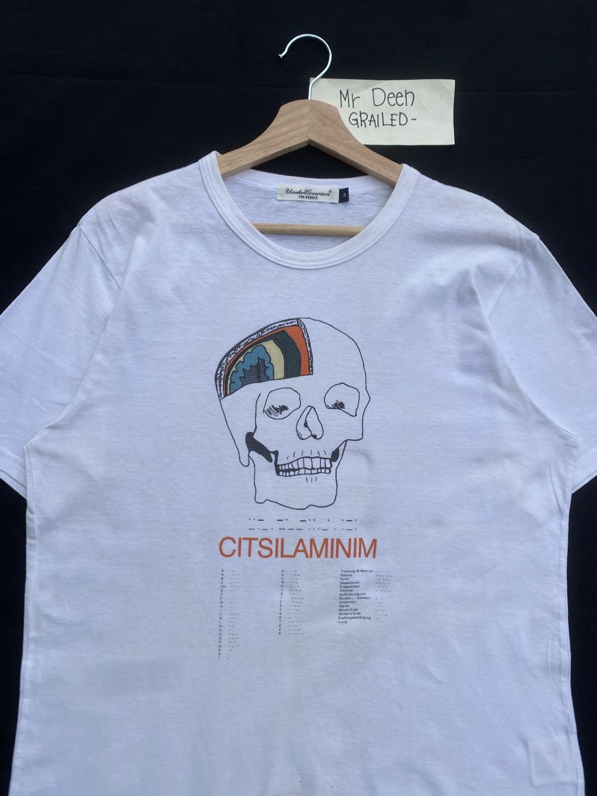 Undercover Rare Undercover Jun Takahashi Printed Skull Citsilaminim tee Size US M / EU 48-50 / 2 - 6 Thumbnail