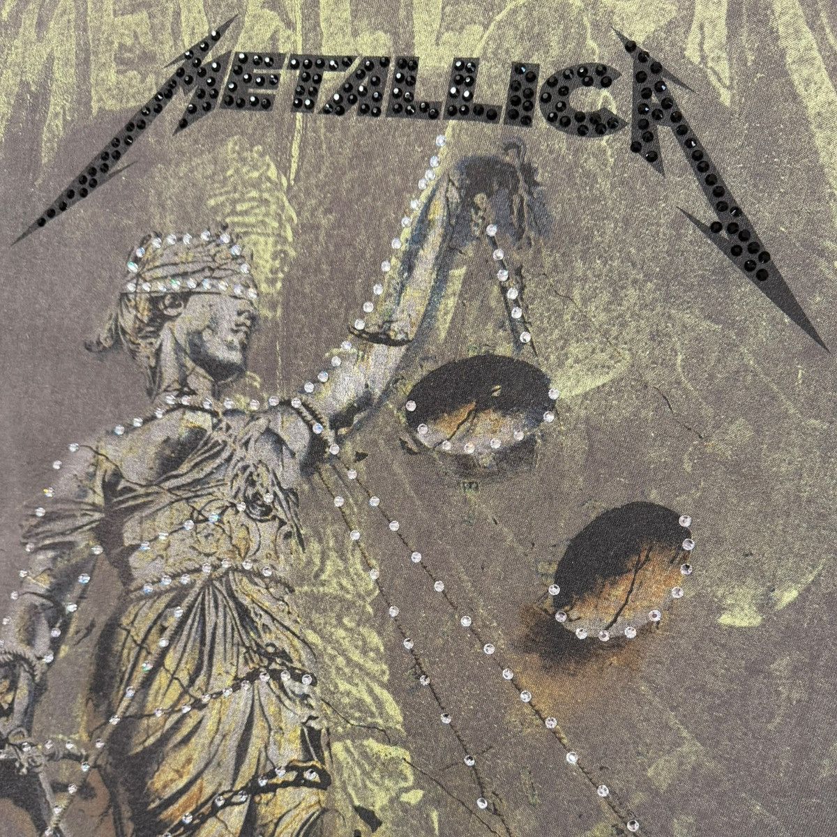 Vintage T shirt vintage metallica custom swarovsky Size US XXL / EU 58 / 5 - 4 Thumbnail