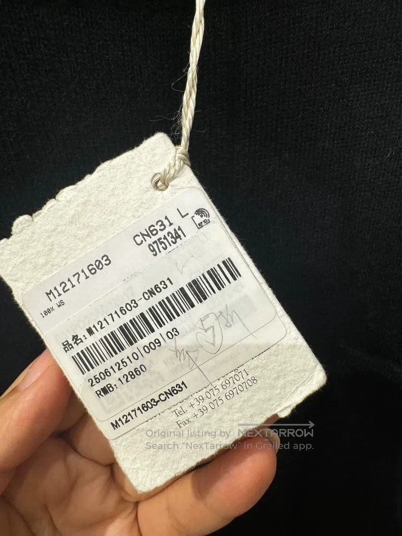 Brunello Cucinelli Brunello Cucinelli Cashmere Short-sleeve Size L / US 10 / IT 46 - 3 Thumbnail