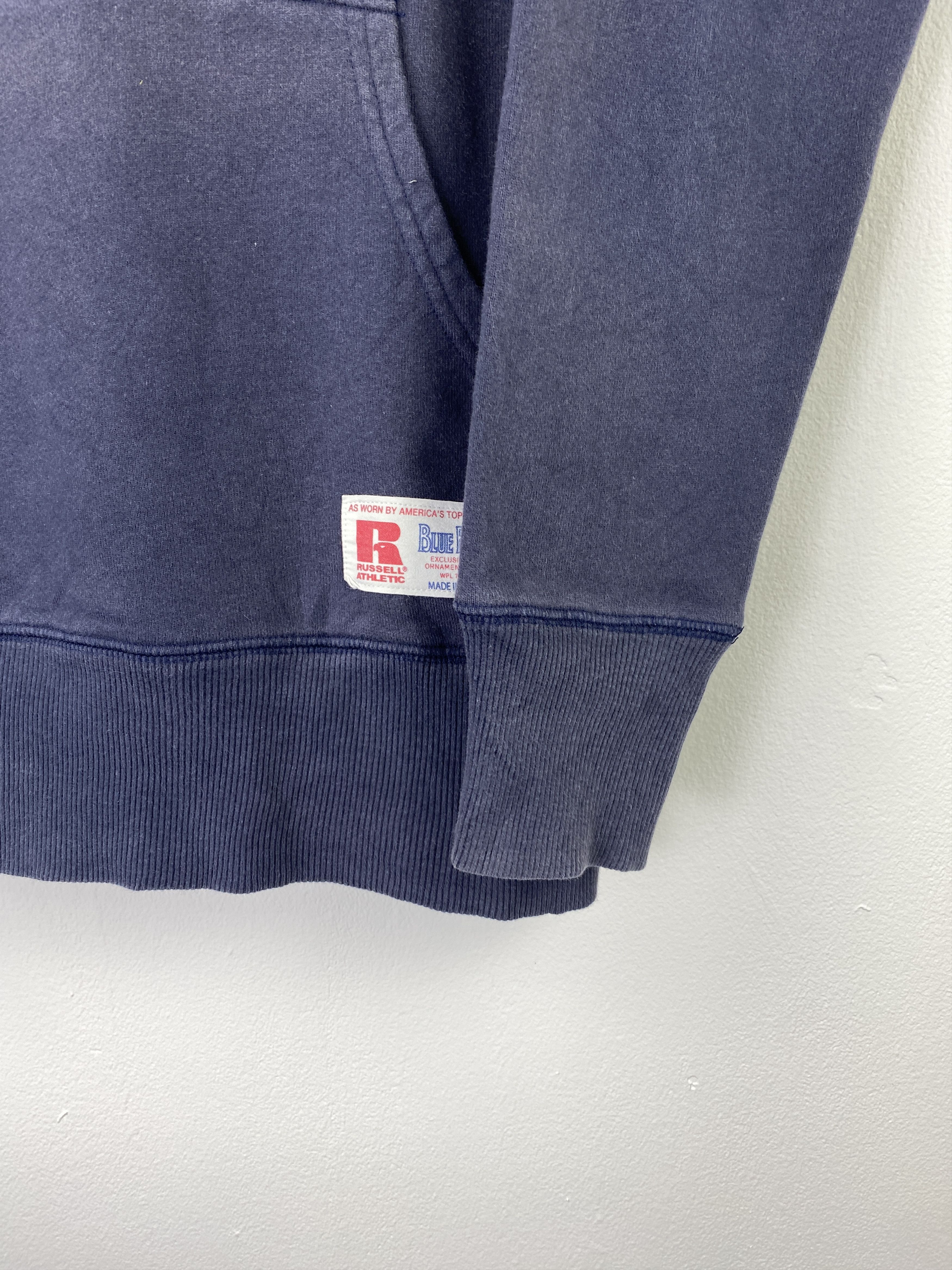 Vintage Vintage 90s Russell Athletic x Blue Blue Hoodie SH0426 Size US L / EU 52-54 / 3 - 7 Thumbnail