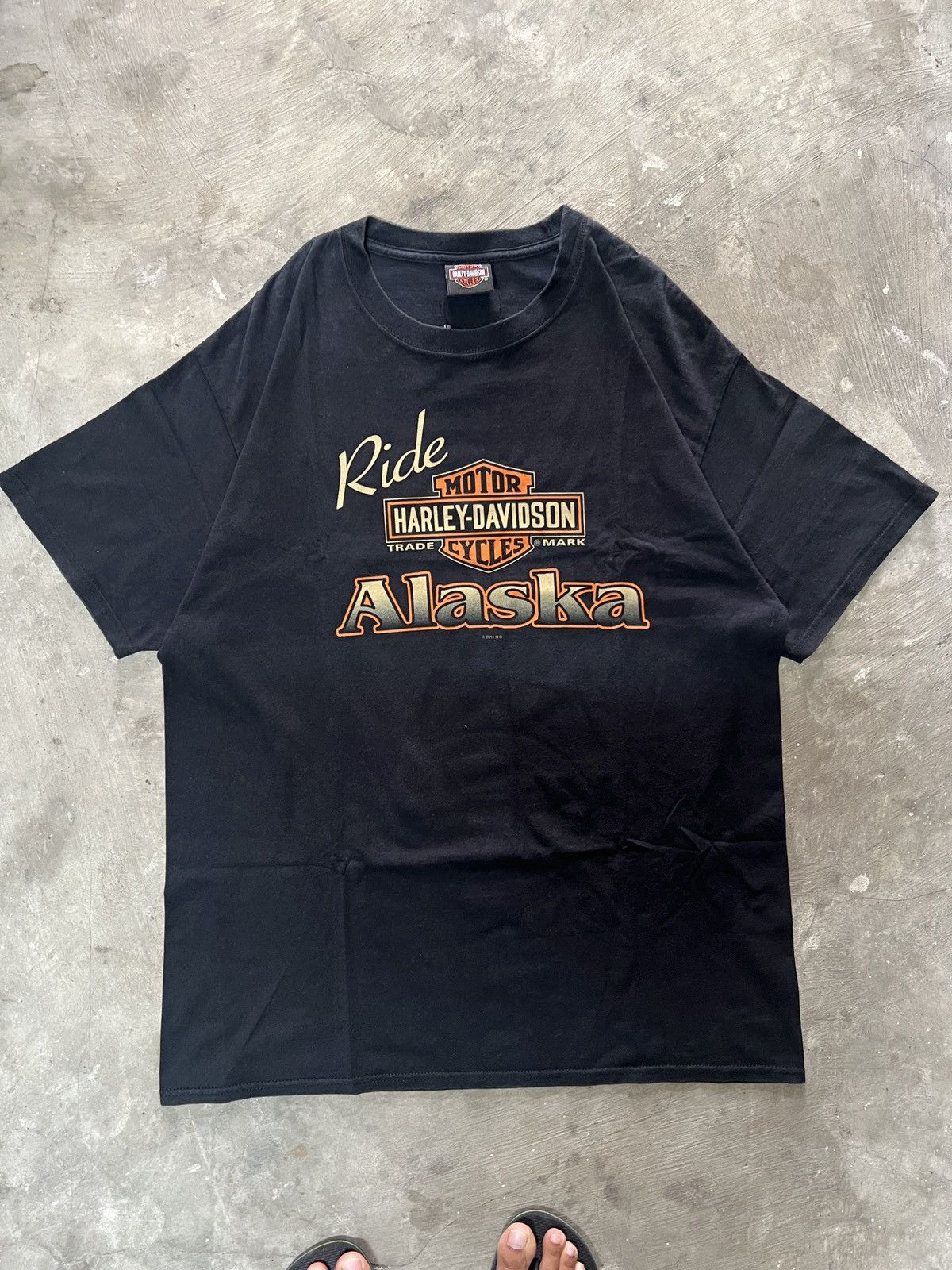 Harley Davidson Vintage Harley-Davidson Mt. McKinley Alaska Tee – Size Large Size US L / EU 52-54 / 3 - 6 Thumbnail
