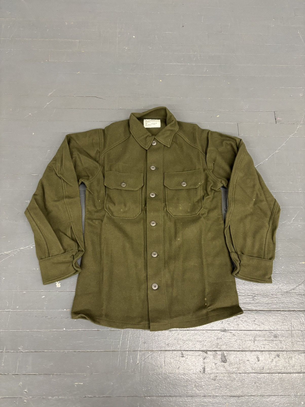 Vintage Vintage 70s military wool jacket Size US S / EU 44-46 / 1 - 1 Thumbnail