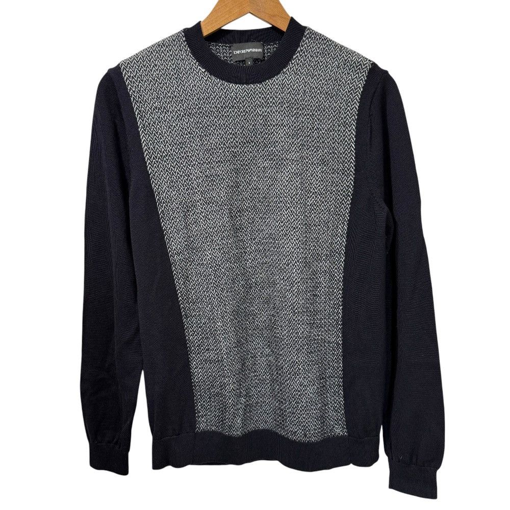 Armani Armani Emporio Armani Herringbone Knit Sweater Others Tops DUTY FREE for USA Size ONE SIZE - 1 Thumbnail